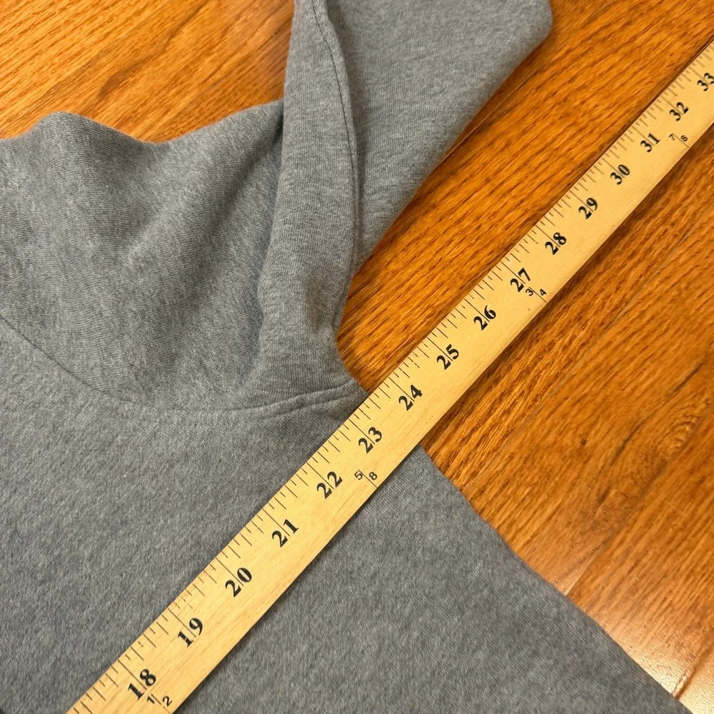 New Banana Republic Crewneck Sweatshirt Mens XL Solid Gray Long Sleeve Midweight